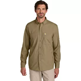 Carhartt CT107106 Sun Defender Long Sleeve Shirt - Dark Khaki