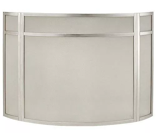 Contemporary Stainless Firescreen