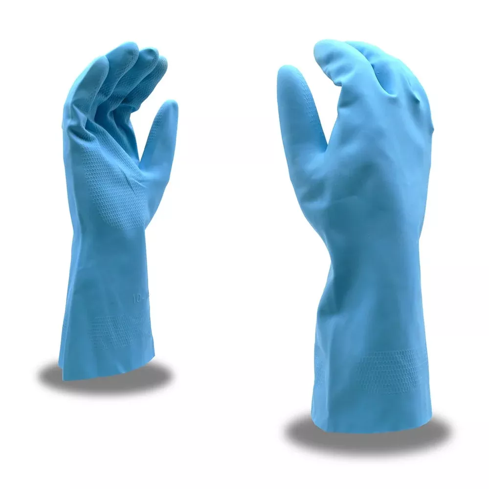 Cordova 4260 Medium Flock-Lined Latex Canner Glove + Rolled Cuff, 1 dozen (12 pairs)
