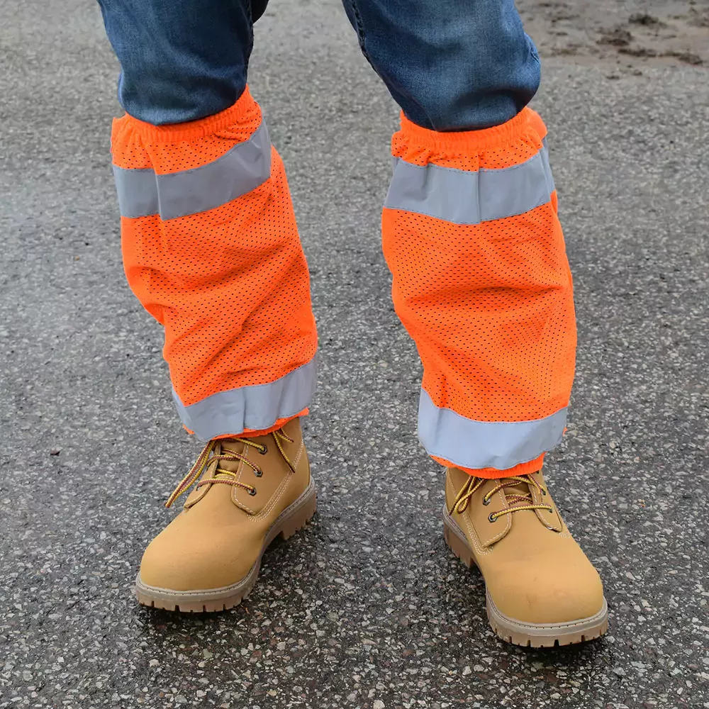 Cordova Class E 2-Inch Silver Reflective Tape Leg Gaiters – VLG10