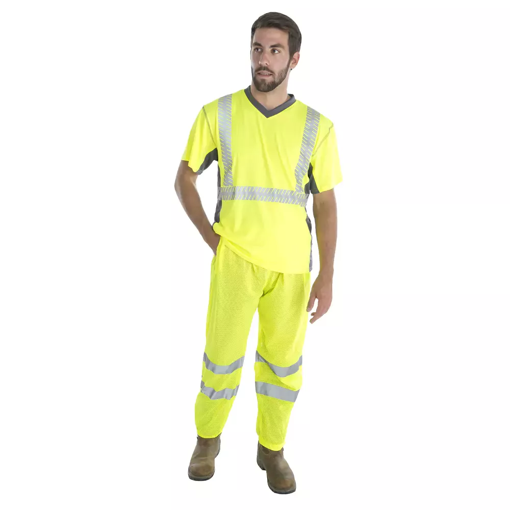 Cordova Elastic Waist Lime Mesh Pants COR-BRITE Class E – P101