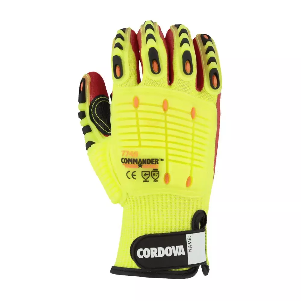 Cordova Safety Commander Cut Resistant Gloves – 13-Gauge ANSI Cut Level A7 – 7749