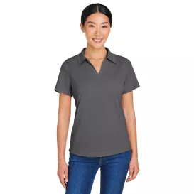 Core 365 CE104W Ladies Market Snag Protect Mesh Polo - Carbon