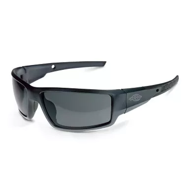 Crossfire Cumulus Aluminum Gray Frame Smoke Lens Glasses 41291 - Box of 12