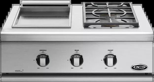 DCS: 30″ Series 7 Double Side Burner with Griddle