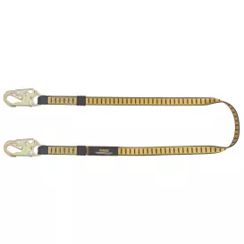 DEWALT DXFP614110 Work Positioning Lanyard with Steel Snap Hooks on Both Sides – 6 ft (1.8 m)