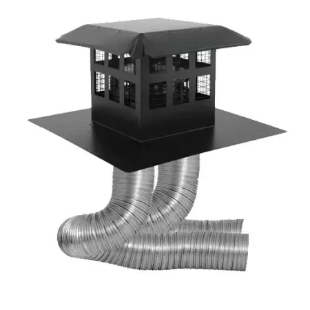 Direct Vent Insert Vent Kit With Square Termination