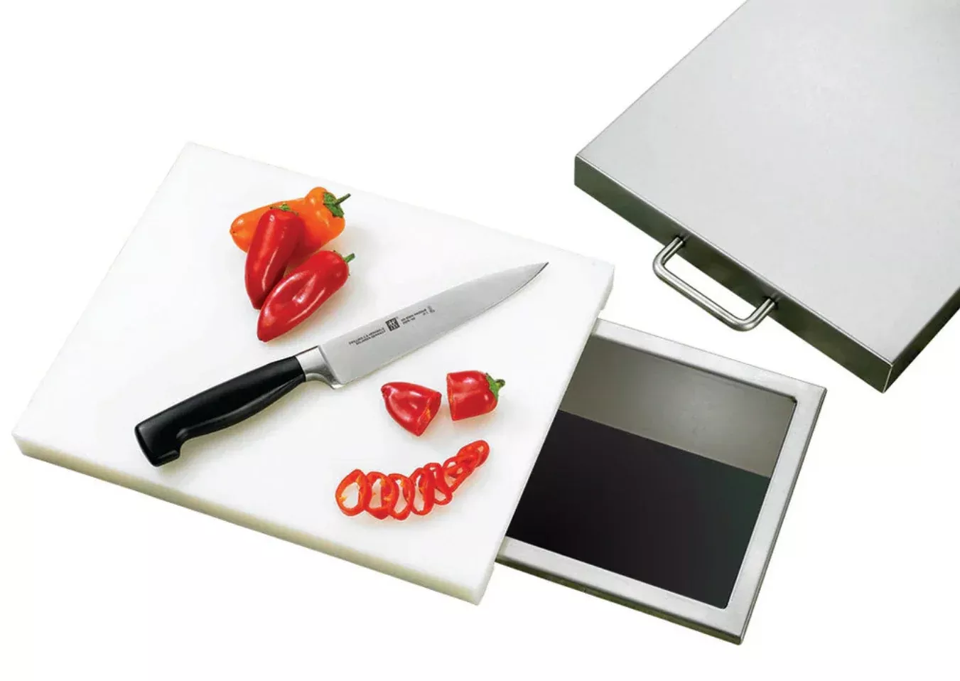 **DISCONTINUED** TrueFlame: 14″ Trash Chute with Cutting Board & Lid