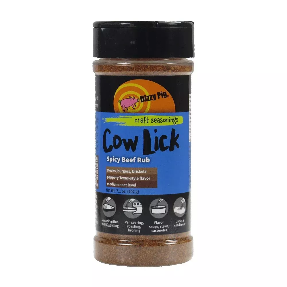 Dizzy Pig:Cow Lick (8oz. Shaker)