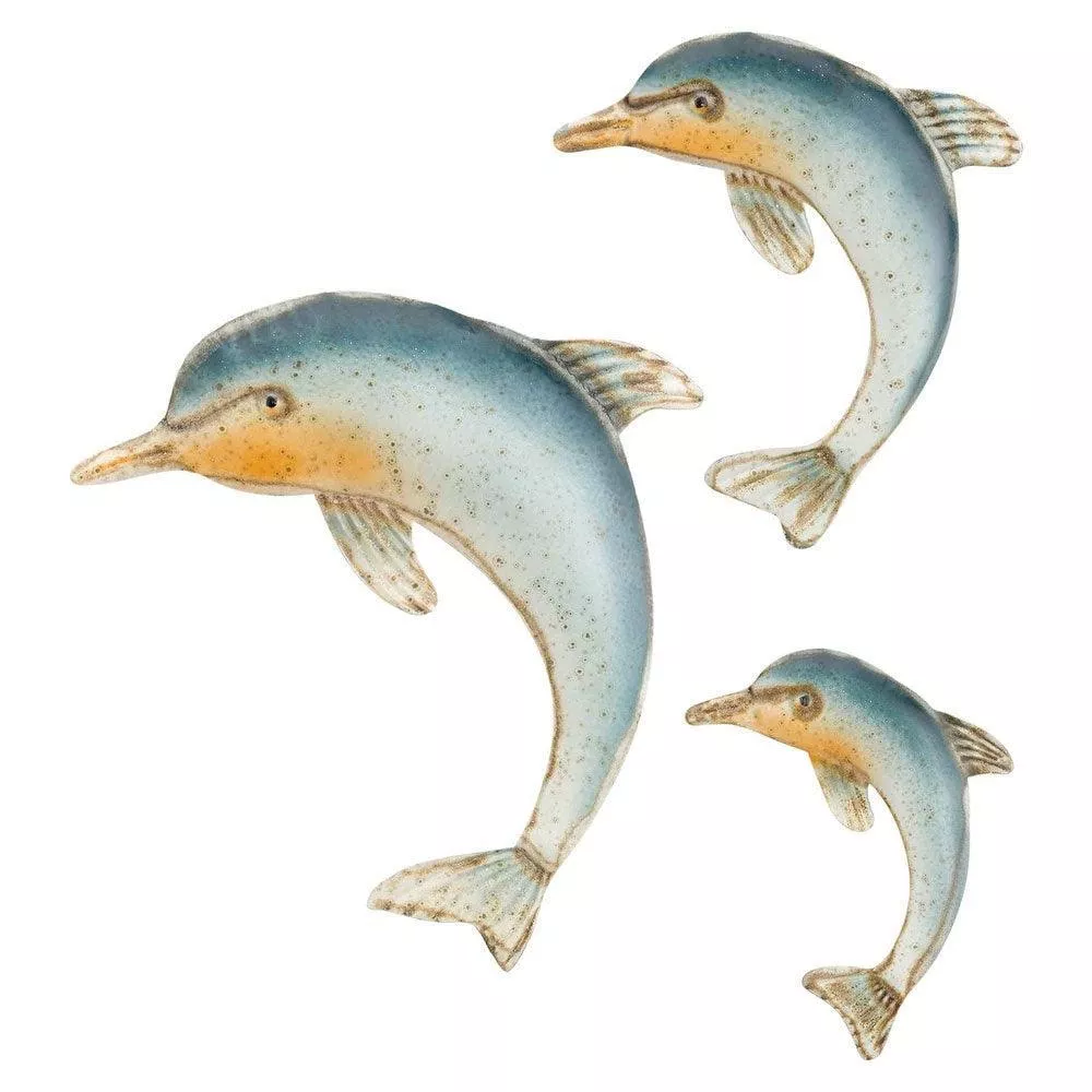 Dolphin Wall Decor 3 Piece Set