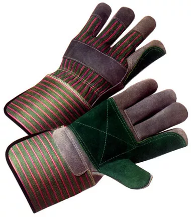 Double Palm Work Gloves with Gauntlet Cuff (Sold by Dozen) - All Sizes