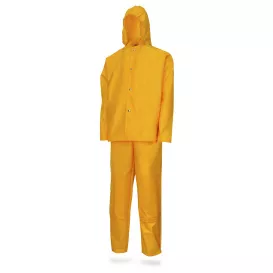 Dunlop 7621300 Irontex 3 Piece Rain Suit - Yellow