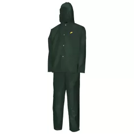 Dunlop 7631300 Irontex 3 Piece Rain Suit – Green