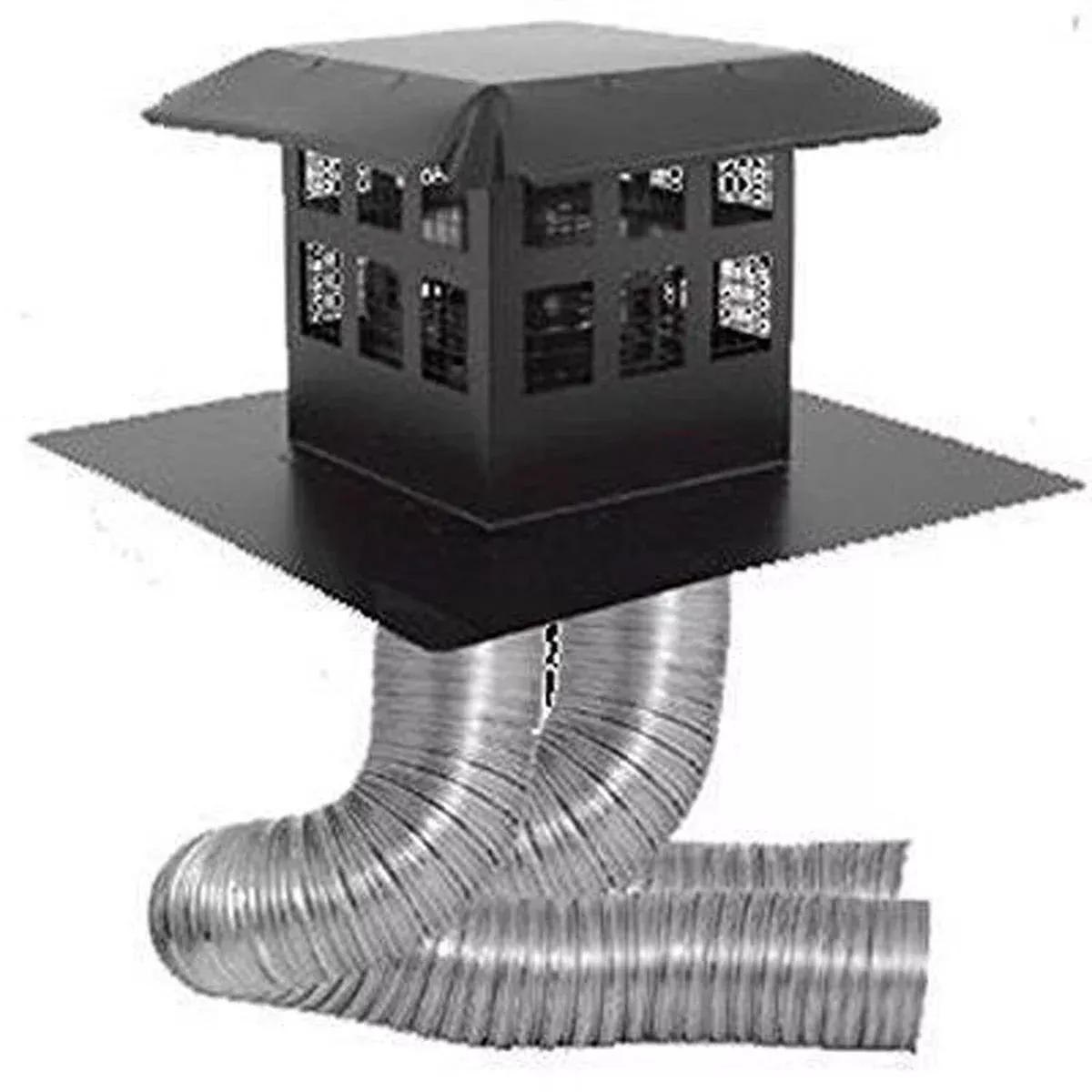 DuraVent 46DVA-CL33P, 3″ x 3″ Co-Linear, DirectVent Pro Direct Vent liner kit – Galvanized (SO)