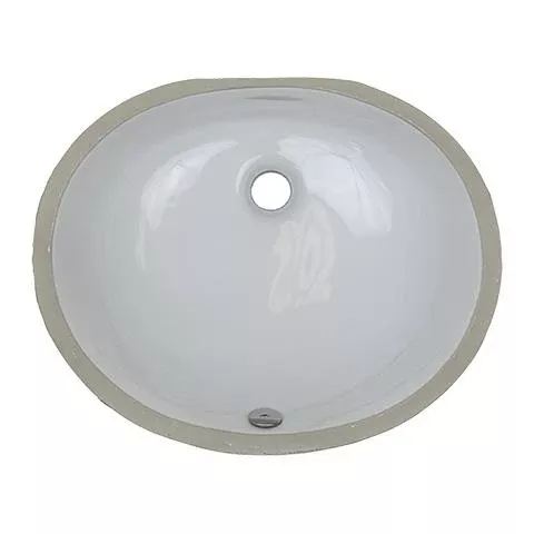 E-Stainless Oval Ceramic Bowl 19 x 15 x 6 InchBowl Depth