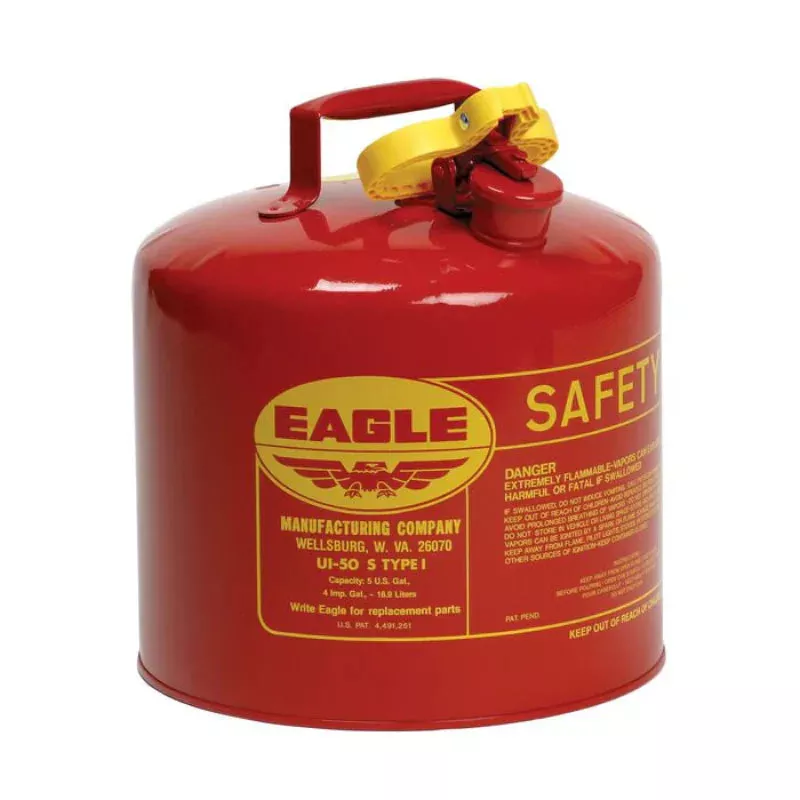 Eagle Safety Can – Type 1 Gas Can – 5 Gallon – Red
