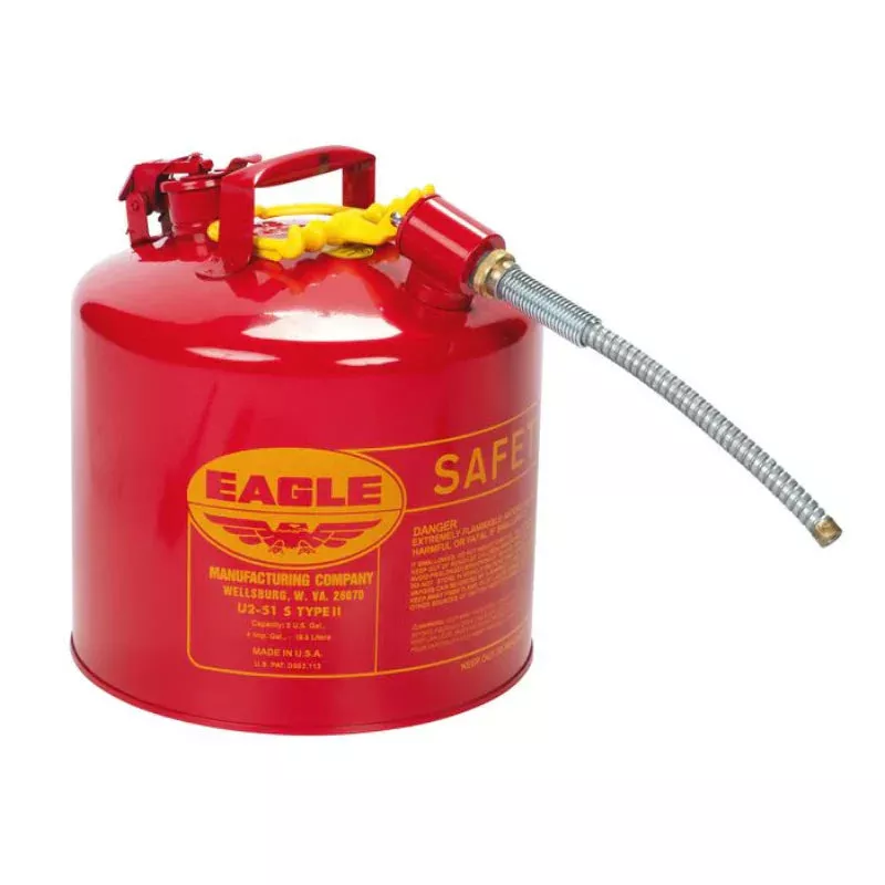 Eagle Safety Can – Type 2 Gas Can With 5/8″ Spout – 5 Gallon – Red