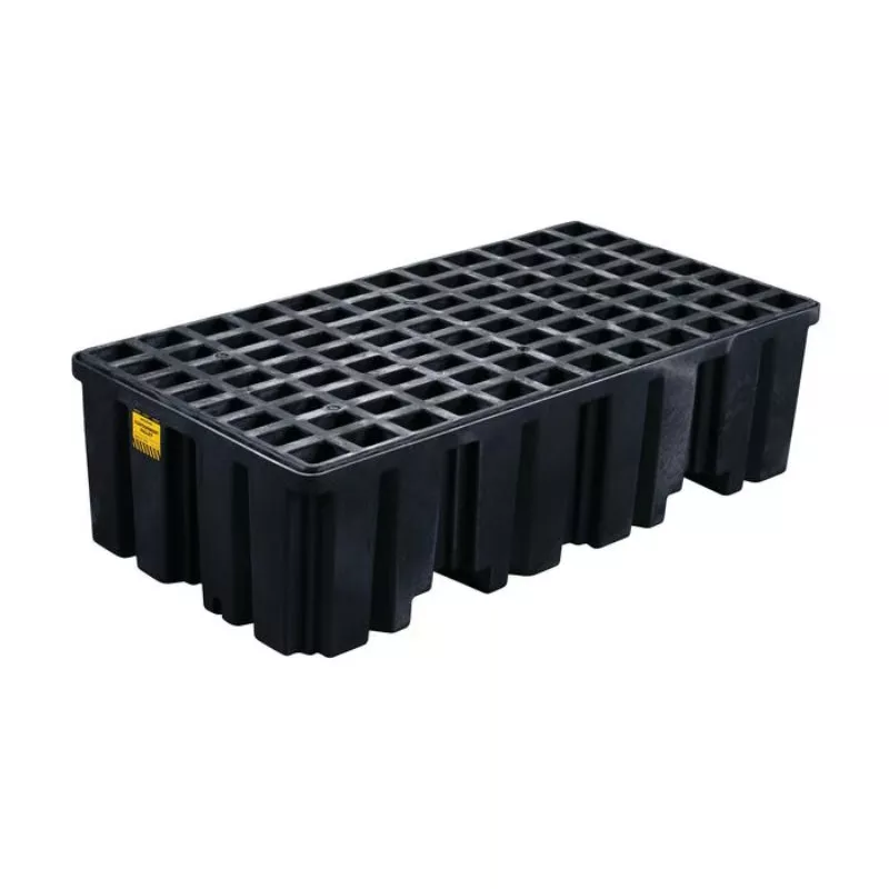 Eagle Spill Containment Pallet – 2 Drum – No Drain – Black