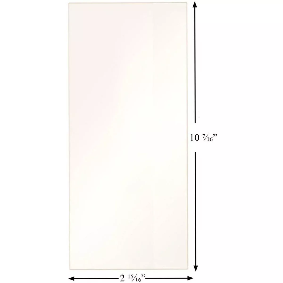 Earth Stove Side Glass (10 7/16" x 2 15/16"): 32073