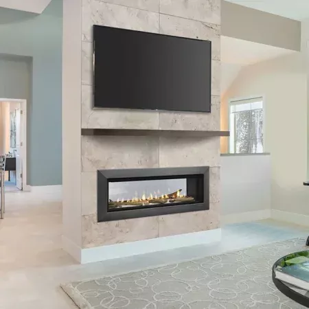 Echelon II See-Thru 36-Inch Wide View Fireplace by Majestic