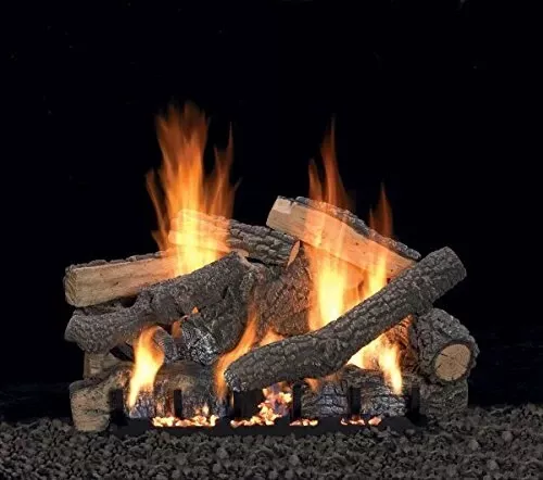 Empire Comfort Systems 30" Ponderosa Logset with MV VF/V Slope Glaze Burner, LP