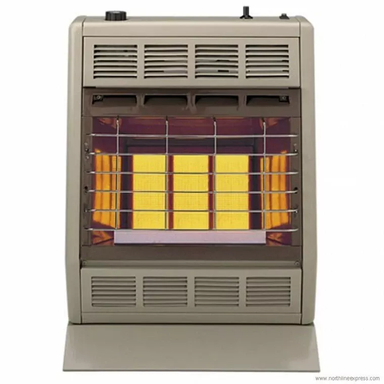 Empire Infrared Heater Liquid Propane 18000 BTU, Manual Control 3 Settings