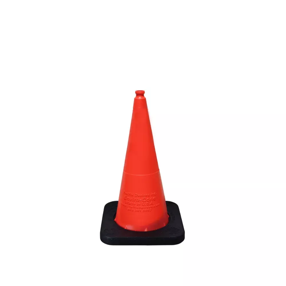 Enviro Cone 28″ Traffic Cone – Orange – 12 Lbs – No Reflective Collar
