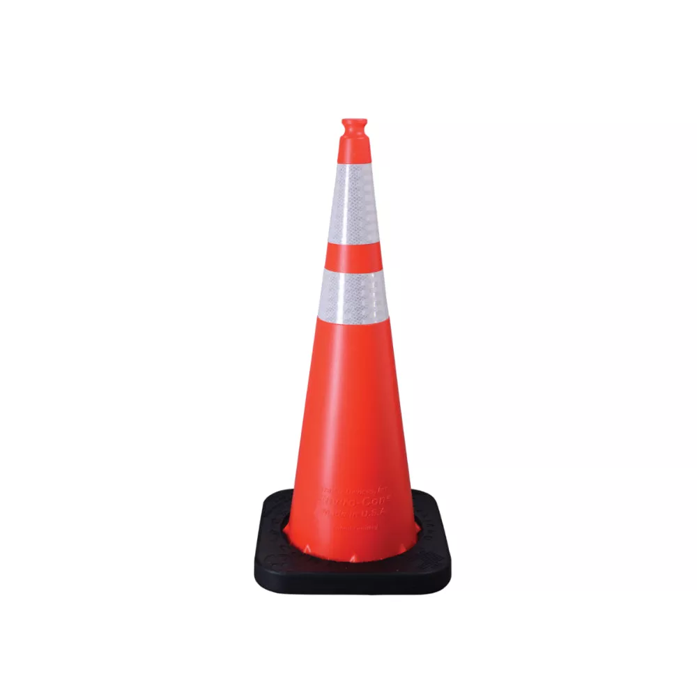 Enviro Cone 36″ Traffic Cone – Orange – 12 Lbs – 6″ + 4″ 3M Reflective Collar