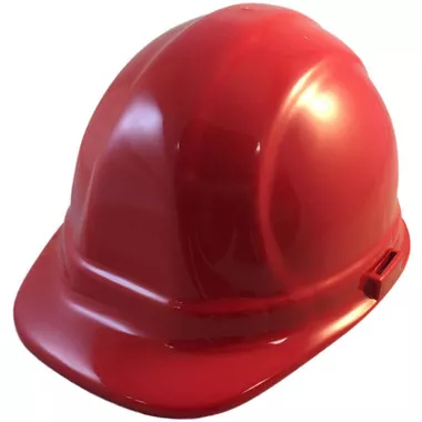 ERB Omega II Cap Style Hard Hats With Pin-Lock Suspensions Red