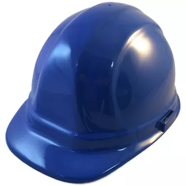 ERB-Omega II Cap Style Hard Hats With Ratchet Suspensions Blue