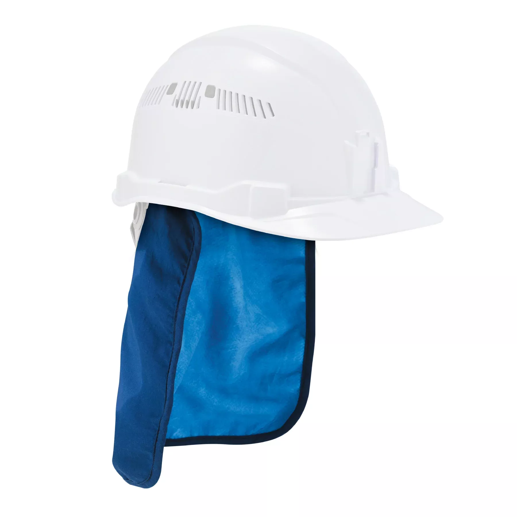 Ergodyne Chill-Its 6717CT Evaporative Cooling Hard Hat Liner Pad and Neck Shade – PVA