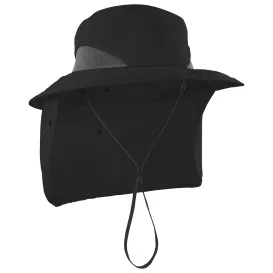 Ergodyne Chill-Its 8934 Ranger Hat with Neck Shade – Black