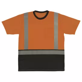Ergodyne GloWear 8286BK Type R Class 2 Essential Black Bottom Safety Shirt – Orange