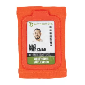 Ergodyne Squids 3388 Wrist ID/Badge Holder – Orange