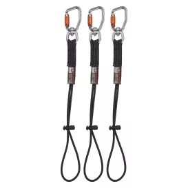 Ergodyne Squids 3714 Elastic Tool Tail Lanyard – with Carabiner and Cinch Loop