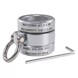 Ergodyne Squids 3791L Sleever/Connecting Bar Lock Collar with Tool Attachment Point – 0.875 in (2.2 cm)