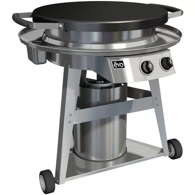 Evo 30 Inch Professional Flattop Grill on Cart – Natural Gas