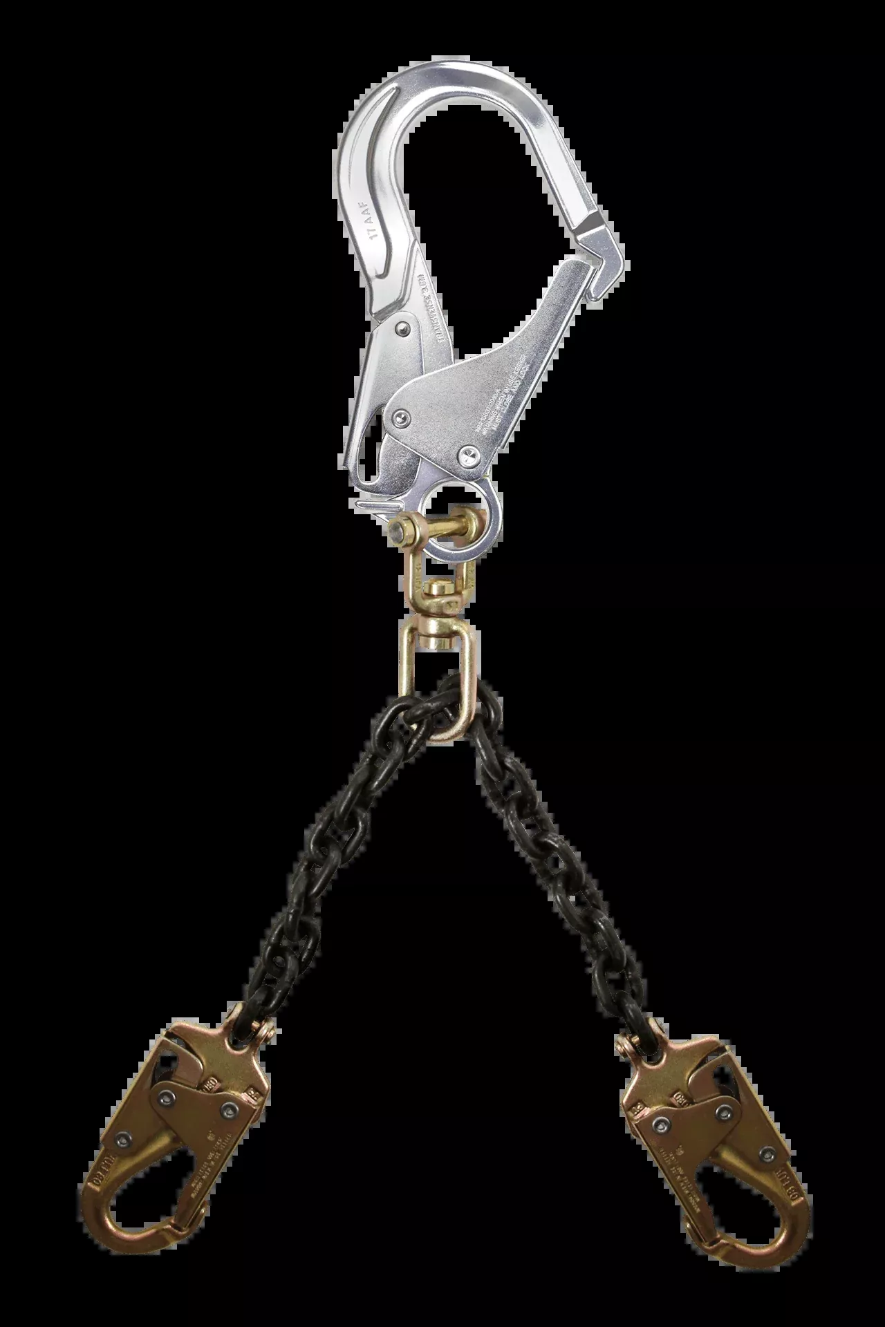 FallTech 24″ Premium Rebar Positioning Assembly with Chain and Aluminum Rebar Hook with Swivel – 8250A