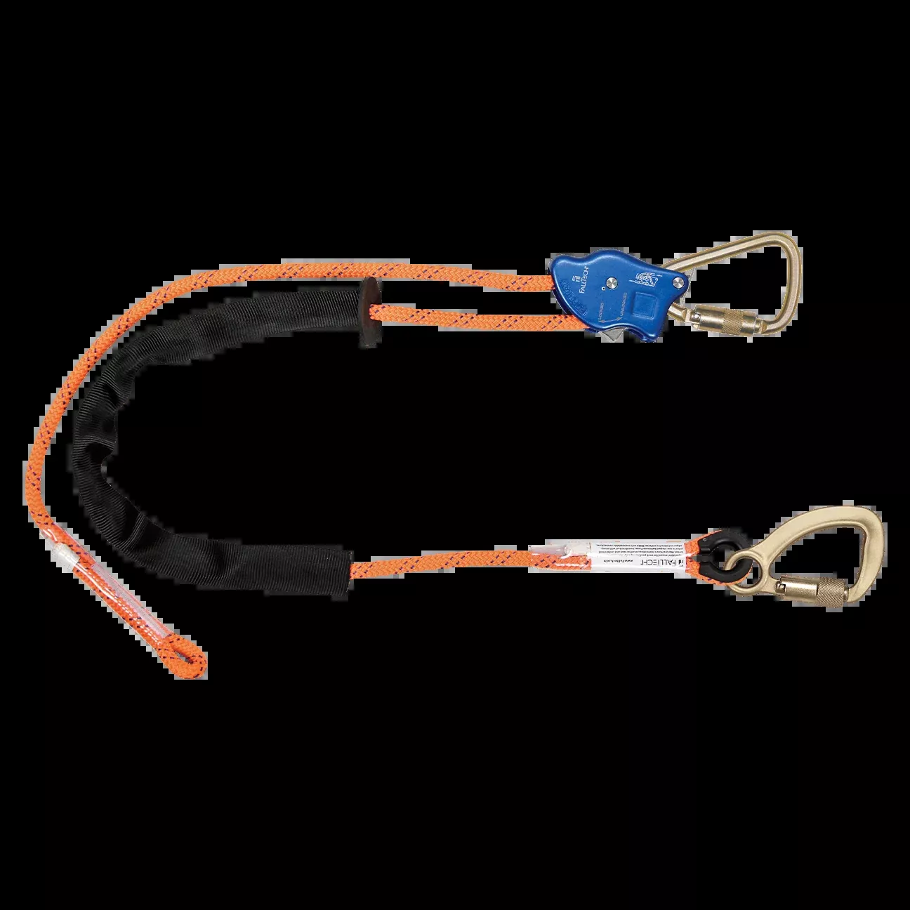 FallTech 6.5′ Tower Climber Rope Positioning Lanyard with Aluminum Adjuster – 8165C65