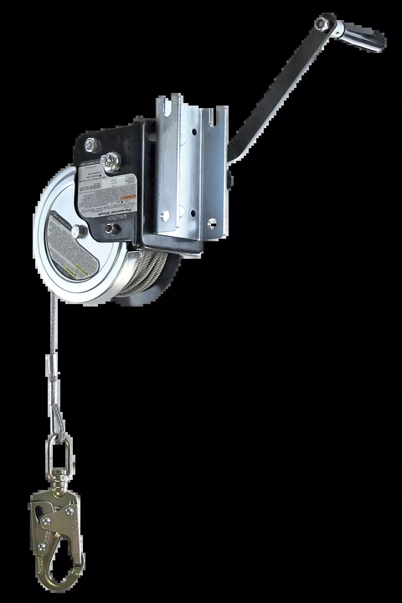 FallTech 60' Personnel Winch for Tripods and Davits with Stainless Steel Cable - 7297S