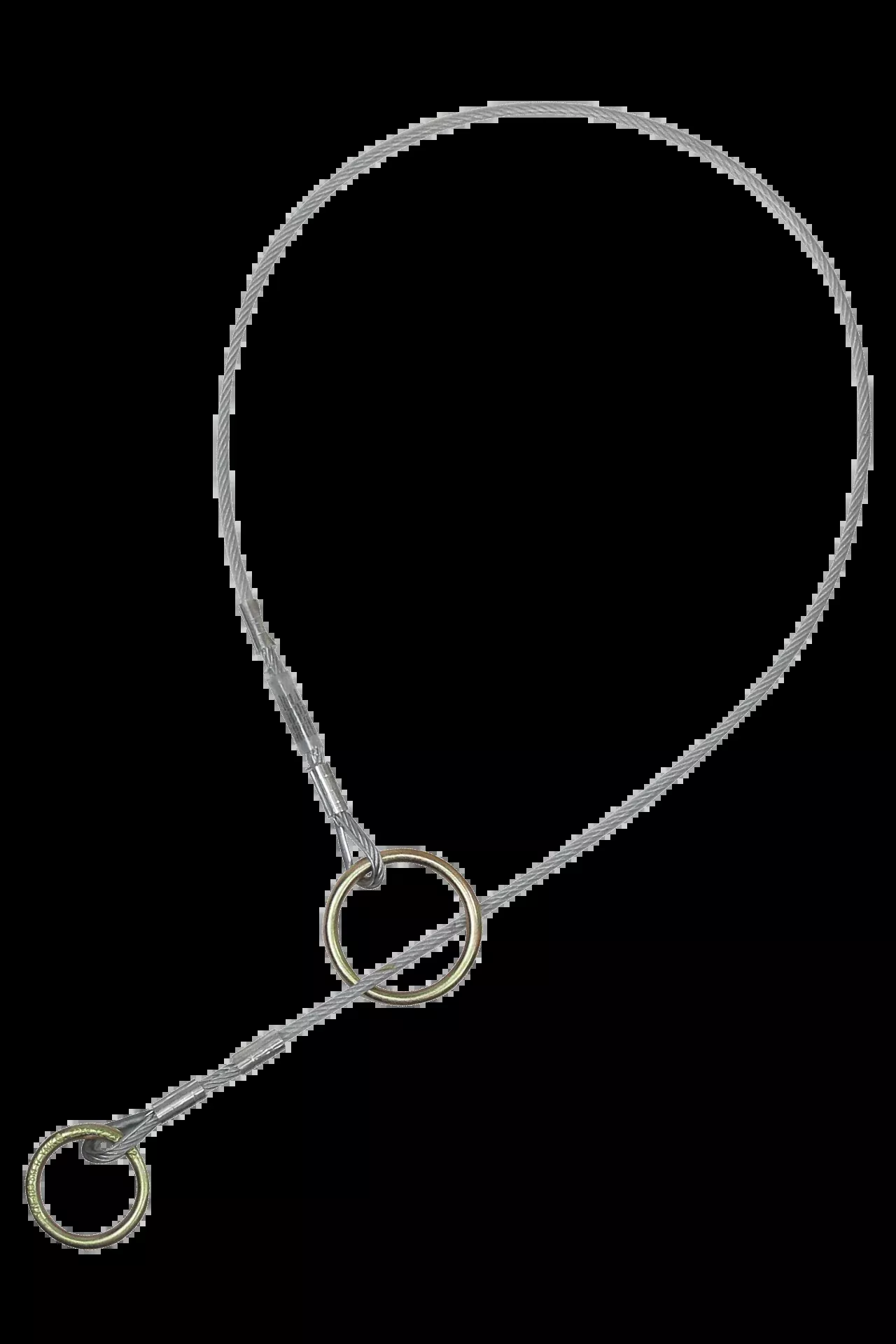 FallTech 8′ Cable Pass-through Sling Anchor with Vinyl Coated Galvanized Steel Cable – 742808