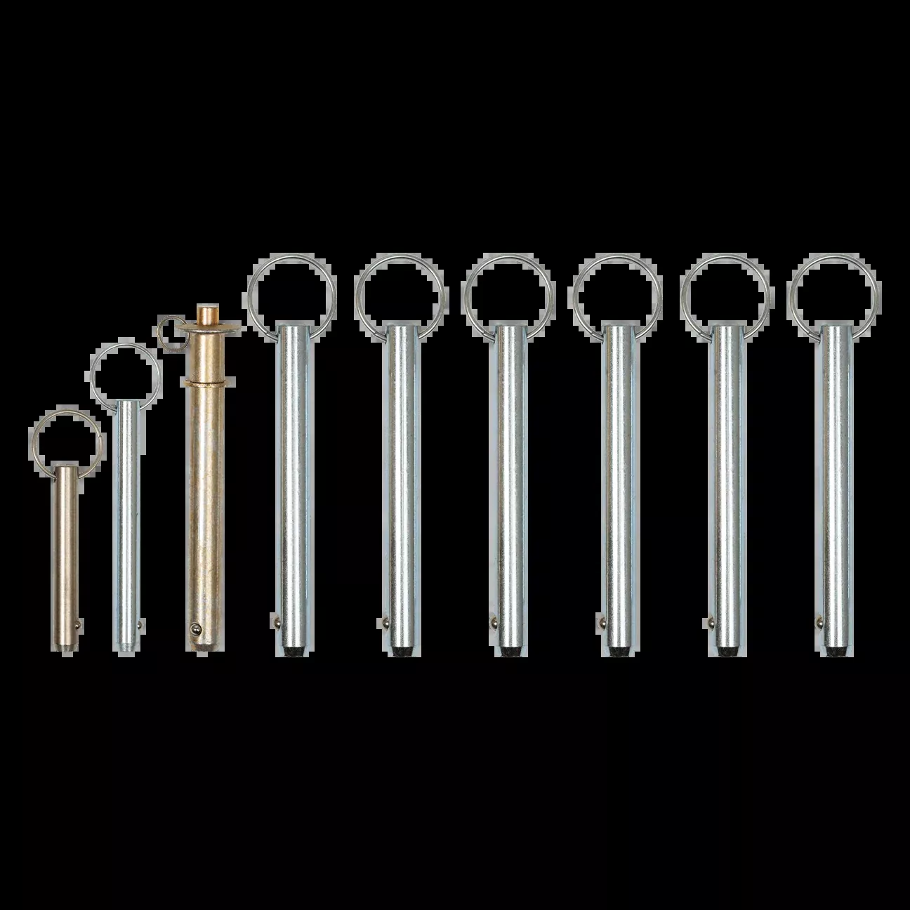 FallTech 9pc Detent Pin Set for 5pc Davit Systems - 65105DP5