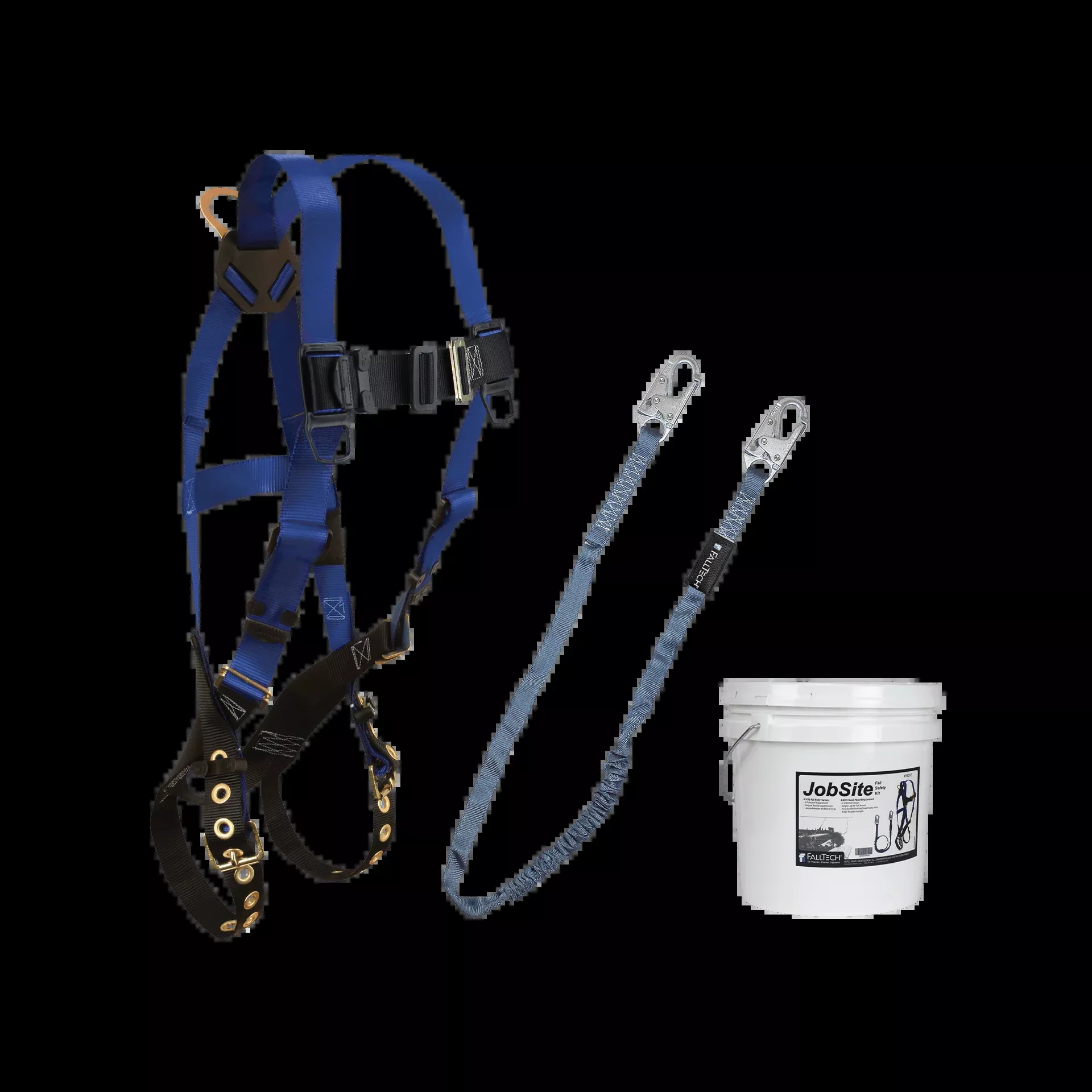 FallTech Harness and Lanyard 2-pc Mini Bucket Kit (7016 8259 2 Gallon Bucket) – 9505Z