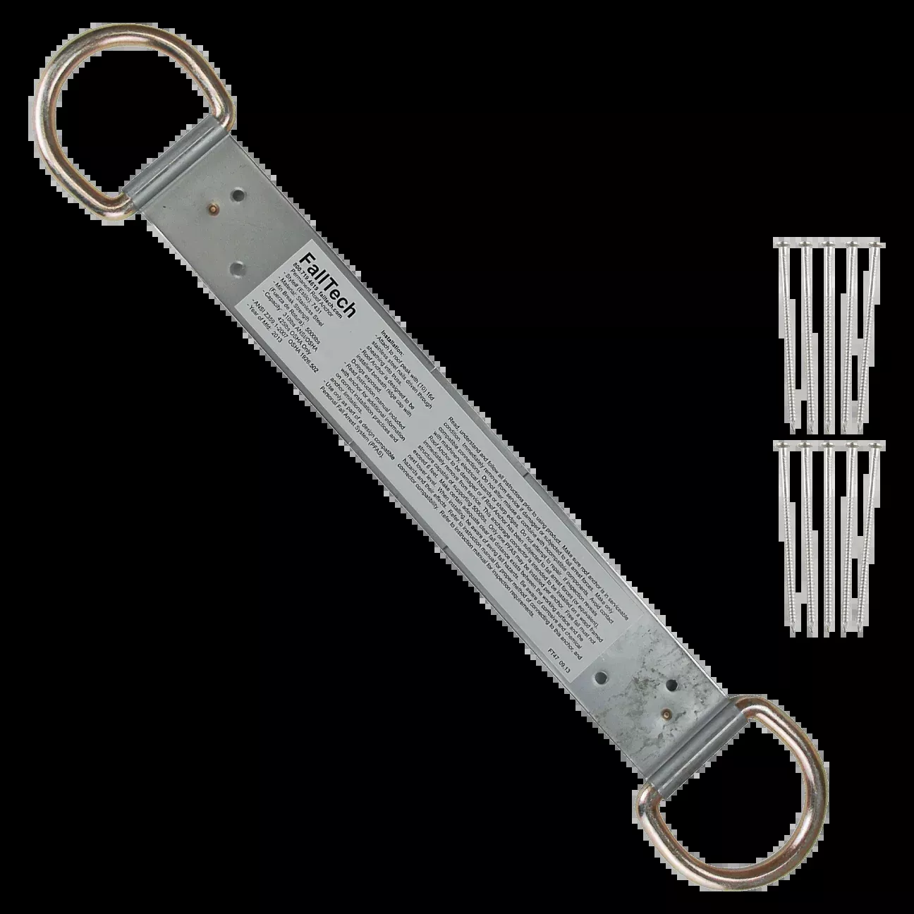 FallTech Twin-D Permanent Roof Anchor for Wood – 7431