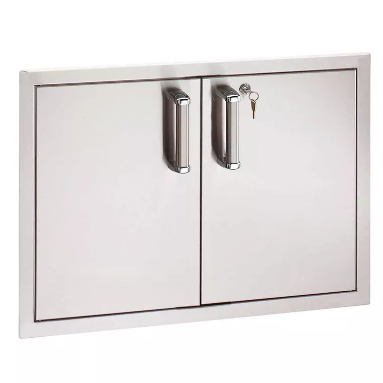 Fire Magic Double Access Doors - Reduced Height with Locking Model - 53938KSC