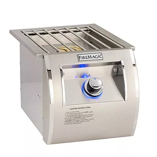 Fire Magic Echelon Diamond Built-in Natural Gas Single Side Burner - 32795-1