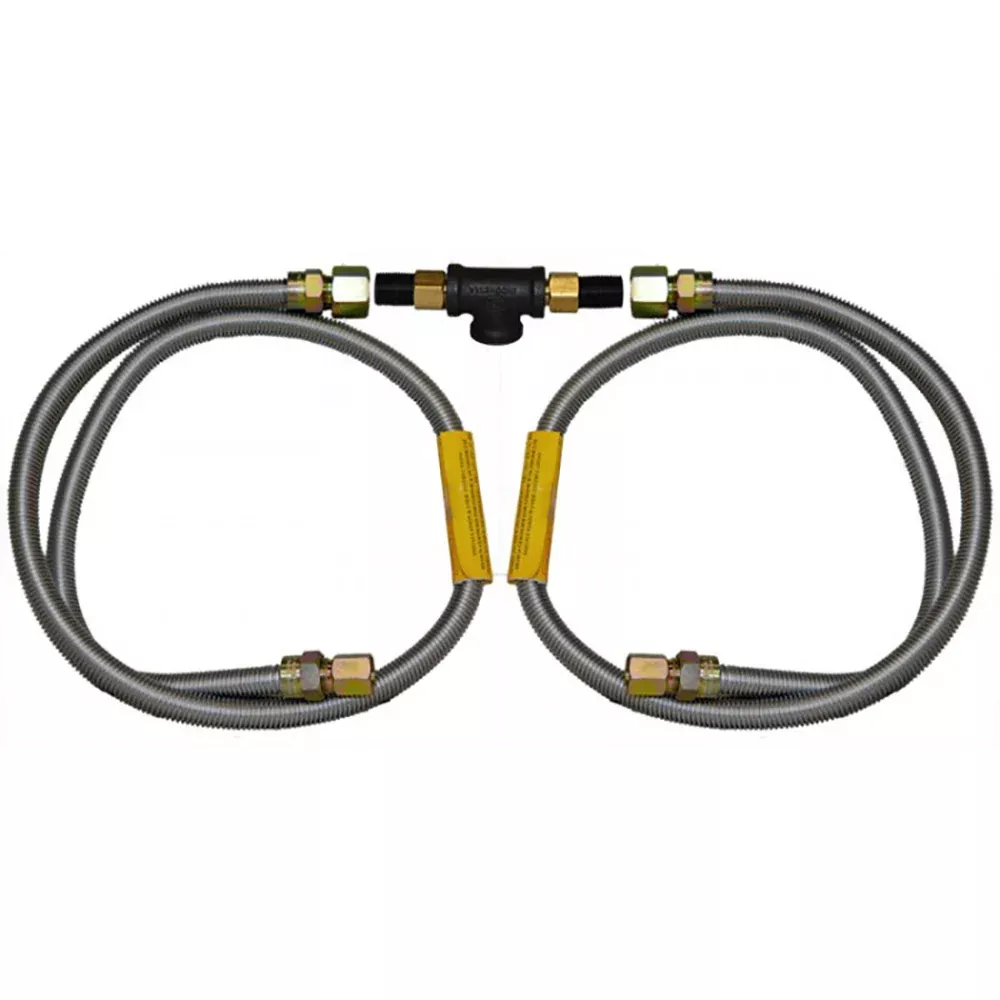Fire Magic Grill and Side Burner Built-In Connector Package, Natural Gas