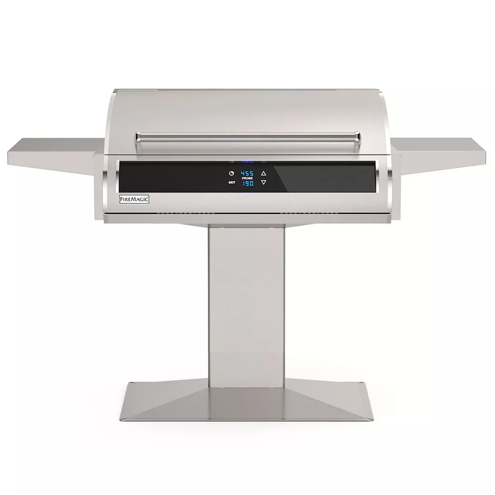 Fire Magic Post Mount Electric Grill with Digital Timer and Single Control