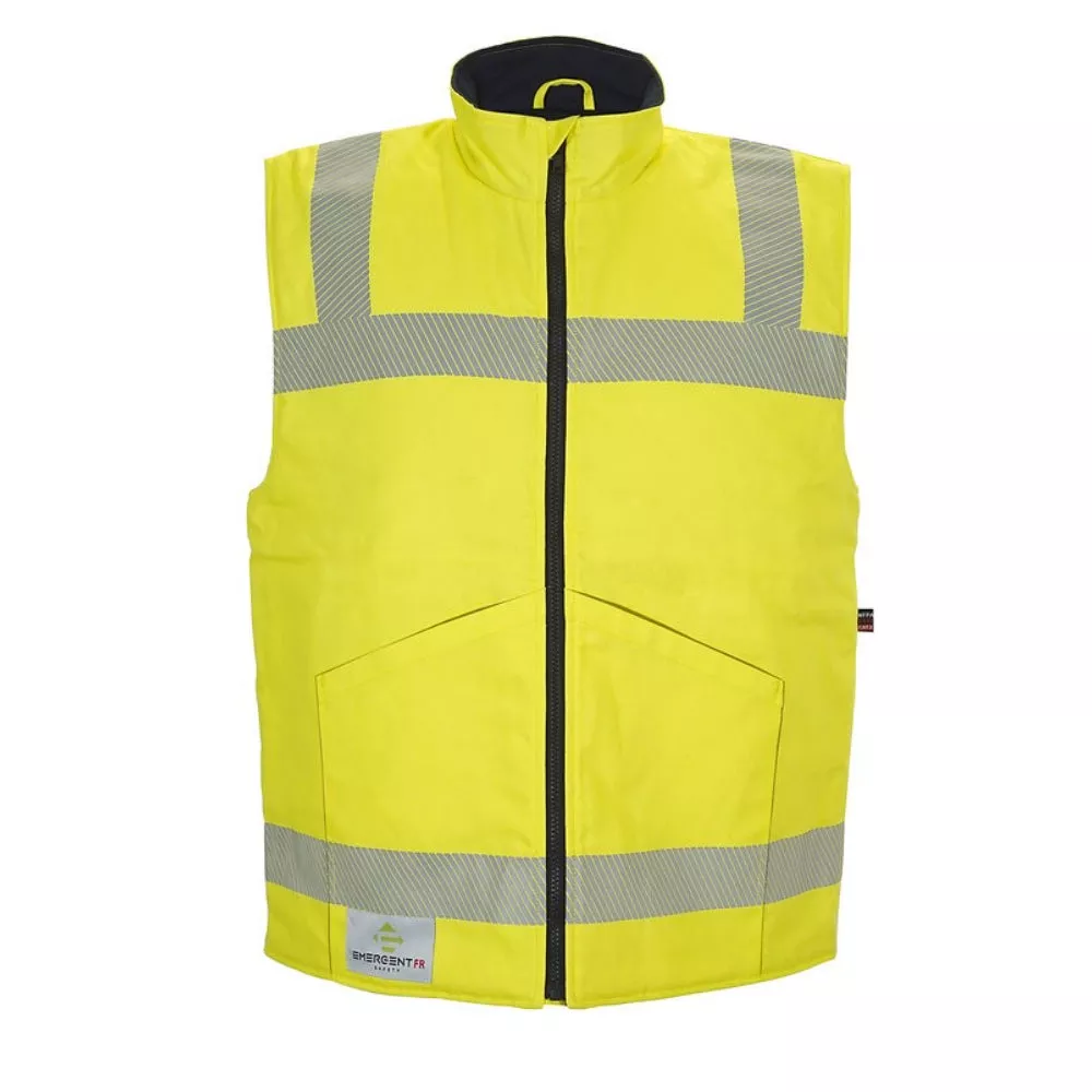 Flamesafe Fire Resistant High Visibility Winter Insulated Safety Vest – ANSI Class 2