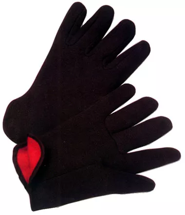 Fleeced Lined Brown Jersey Gloves (Sold by Dozen) Mens Size Only